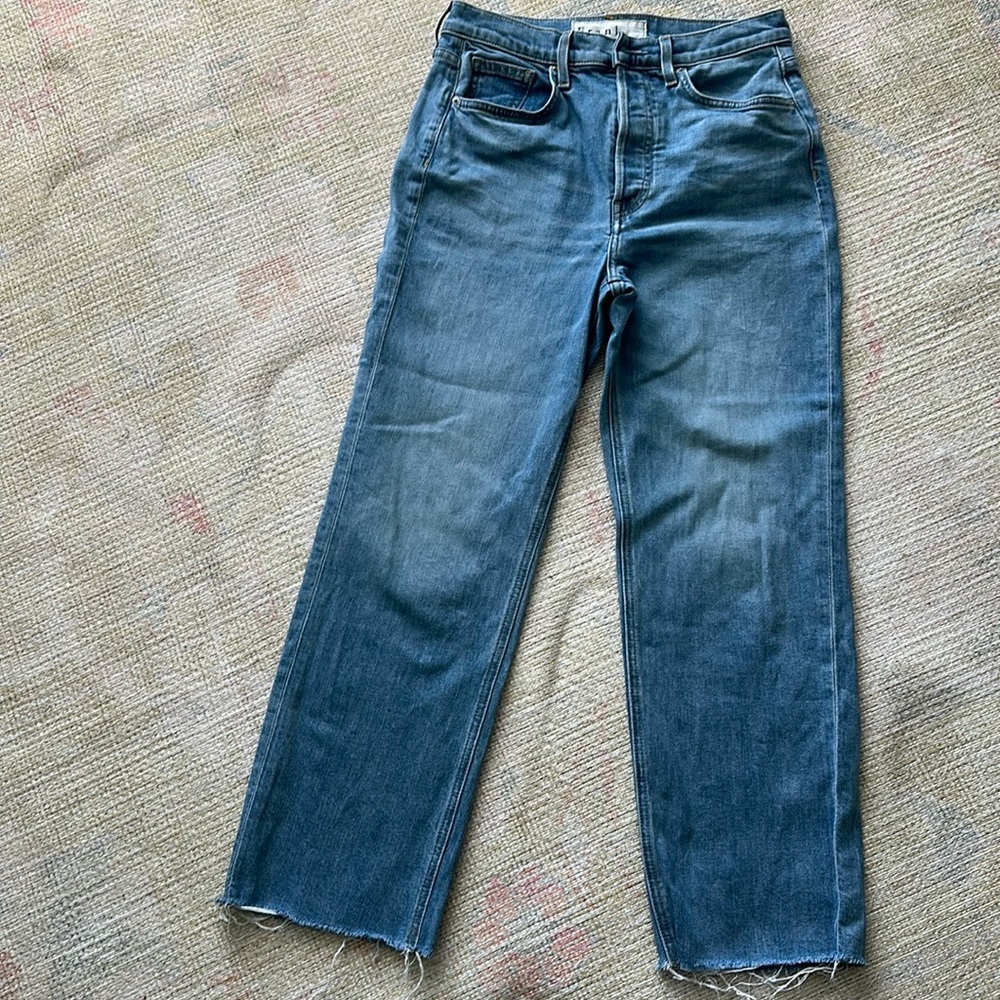 Frank & Eileen Monaghan High Rise Mom Jeans - Light Wash - Size 6/28